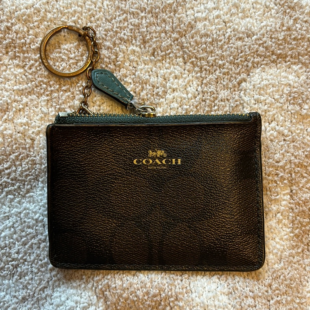 Coach wallet key chain